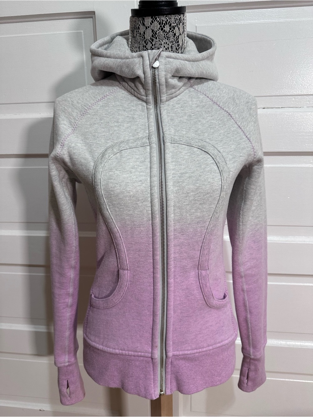 Rare Lululemon Special Edition Scuba Hoodie II Size 6 Dip Dye
